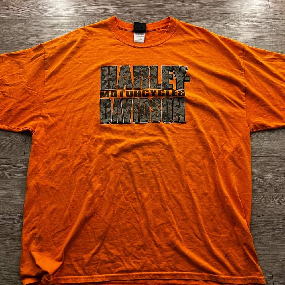 Harley-Davidson Orange Short Sleeve Tee